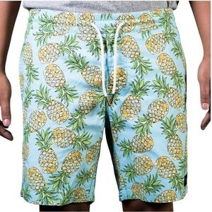 BARNEY COOLS Blue/Green/Pineapple Amphibious Shorts